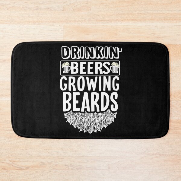 Item preview, Drinking Beers Growing Beards Bearded Mens Gift  designed and sold by 2blackcherries.