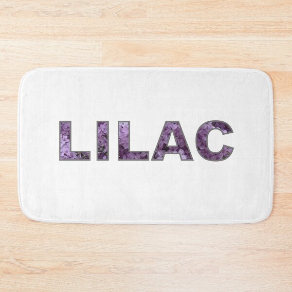 Item preview, Lilac Block Letters Text designed and sold by chachels.