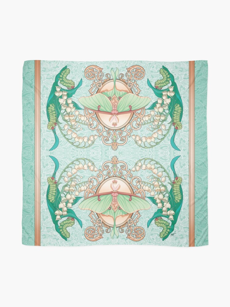 Alternate view of Moon Moth Scarf
