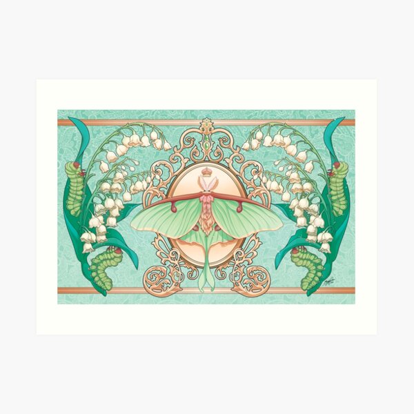Moon Moth Art Print