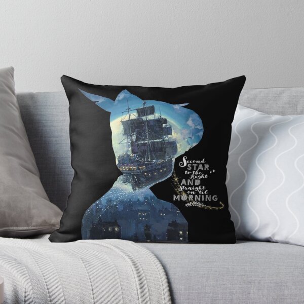 The second star to the right! Throw Pillow