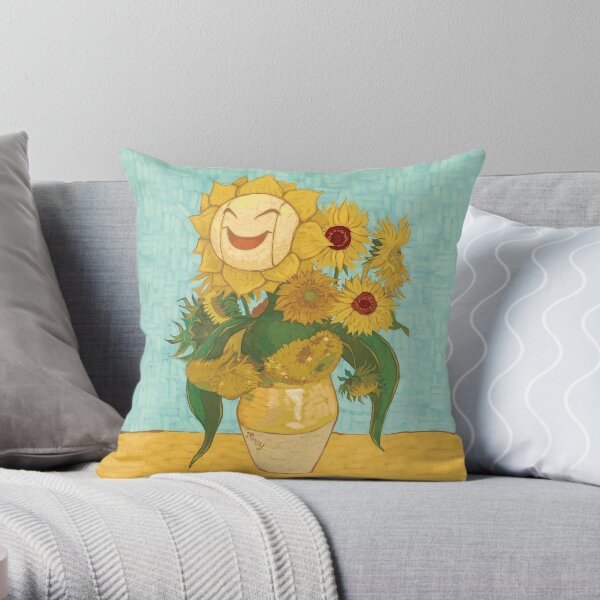 Sunflowers Throw Pillow