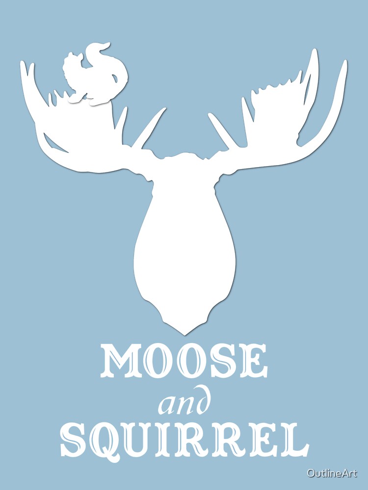 moose and squirrel supernatural shirt