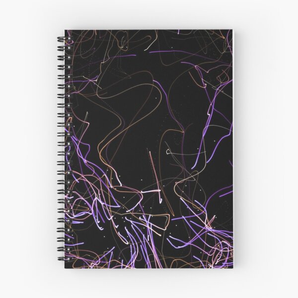 Item preview, Colorful light streaks on black background designed and sold by philippe souvy.