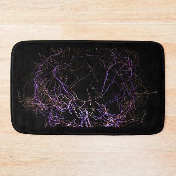 Item preview, Colorful light streaks on black background designed and sold by philippe souvy.