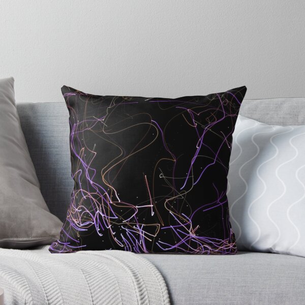 Item preview, Colorful light streaks on black background designed and sold by philippe souvy.