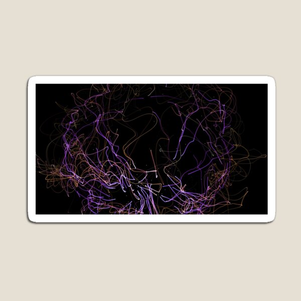 Item preview, Colorful light streaks on black background designed and sold by philippe souvy.