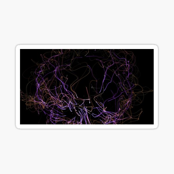 Item preview, Colorful light streaks on black background designed and sold by philippe souvy.