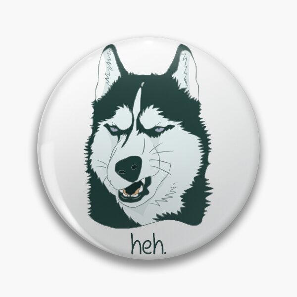 Item preview, Smug And Cheeky Siberian Husky designed and sold by therealsadpanda.