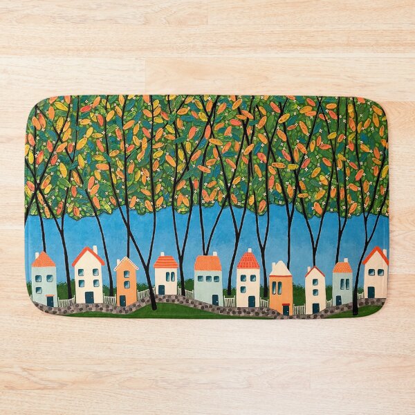 Item preview, Tiny Town Under The Autumn Trees no.2 designed and sold by Lisafrancesjudd.