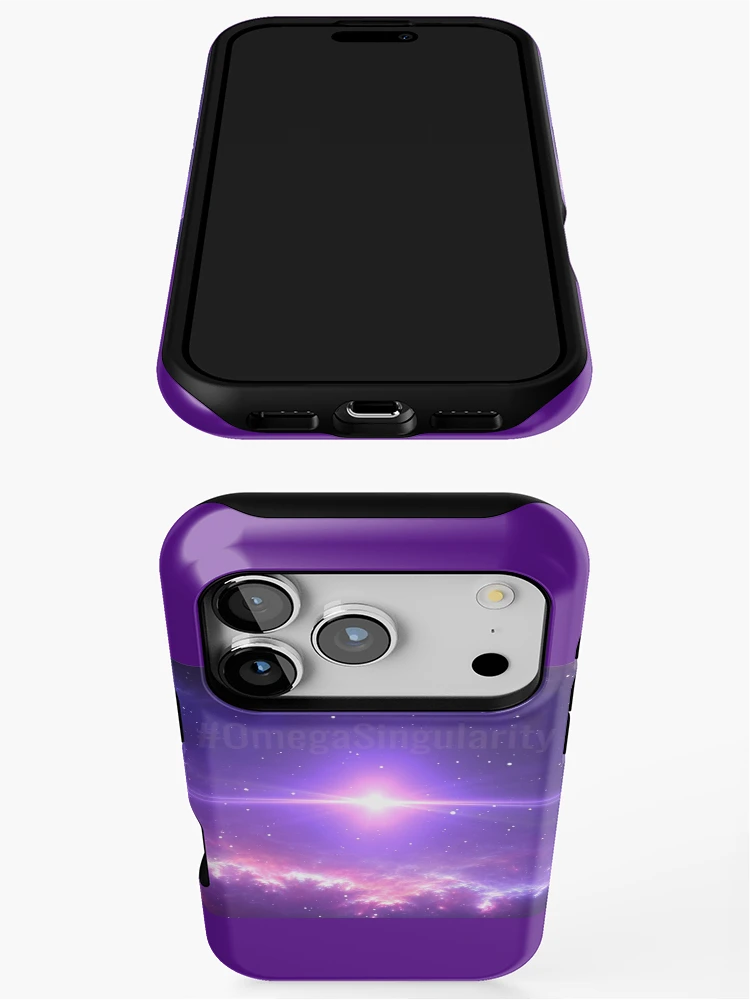 Thumbnail 3 of 4, iPhone Case, #OmegaSingularity designed and sold by EcstadelicNET.