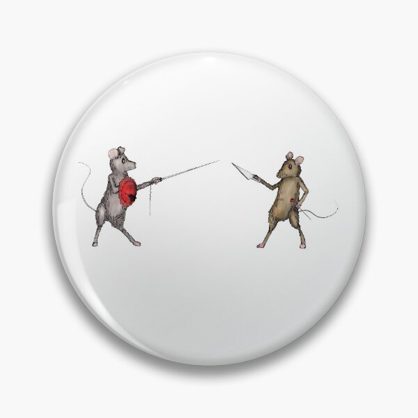 Item preview, Two Mice Duel Fairytale Illustration designed and sold by KristopherBel.