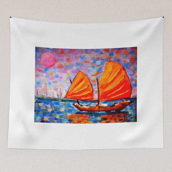 Item preview, Chinese Junk. Art Work designed and sold by Bagsyrose.