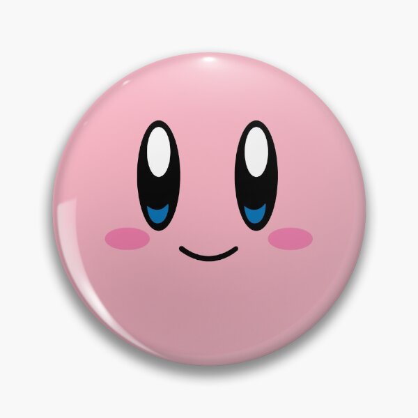 Visage de Kirby (rose) Badge