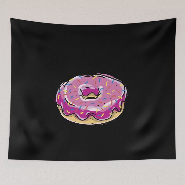 Item preview, Cute Donut Shirt with big Donut Charm - Donut Gift for Food Lovers - Foodie Gift for Donut Birthday - Donut Party Alarm designed and sold by Tom N..