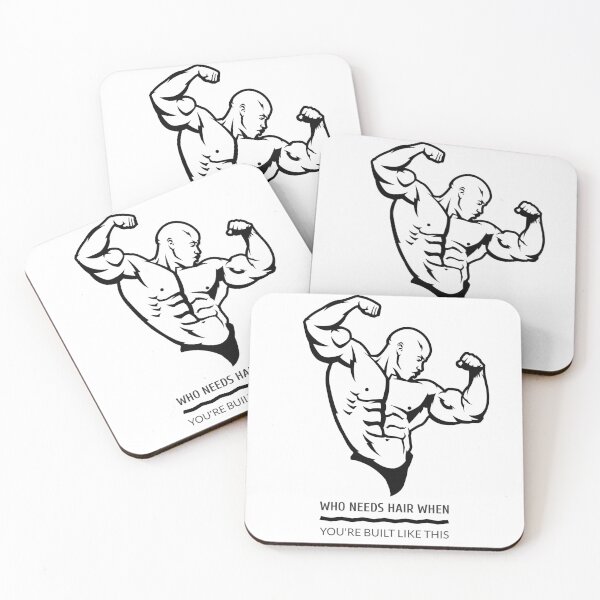 Item preview, Who Needs Hair When You're Built designed and sold by PowerfulPrinted.