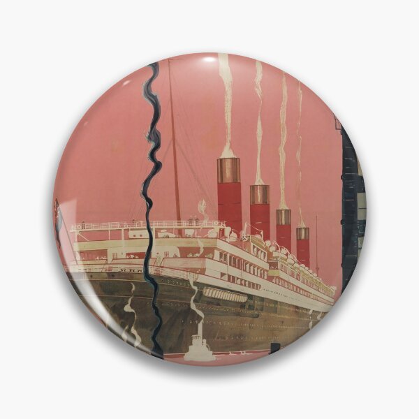 Item preview, Europe America vintage travel poster designed and sold by stickart-marek.