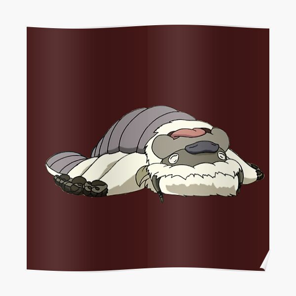 appa lying on the ground being a mood Poster