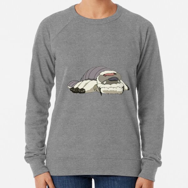 appa lying on the ground being a mood Lightweight Sweatshirt
