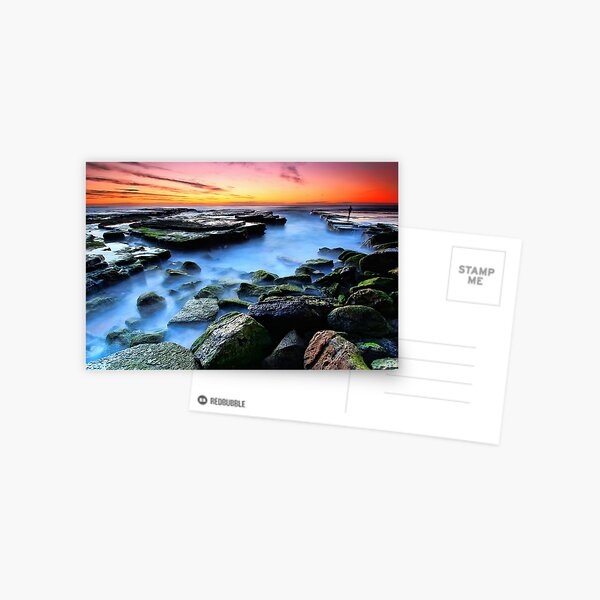 Sunrise Fishing Postcard