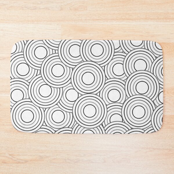 Item preview, white circles with gray medium scale designed and sold by colorofmagic.