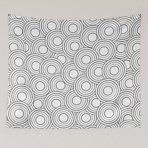 Item preview, white circles with gray medium scale designed and sold by colorofmagic.