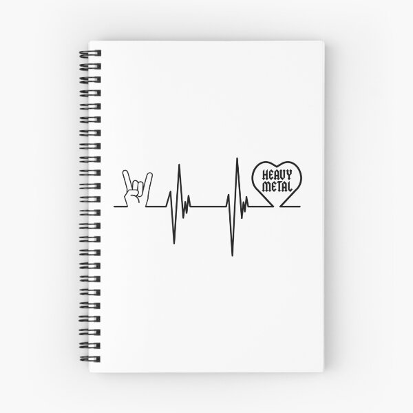 Item preview, Heavy Metal Heartbeat Metalhead Horns designed and sold by playloud.