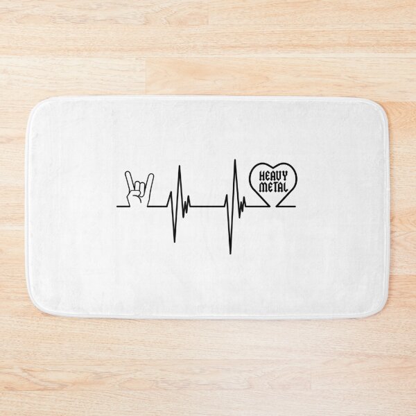 Item preview, Heavy Metal Heartbeat Metalhead Horns designed and sold by playloud.