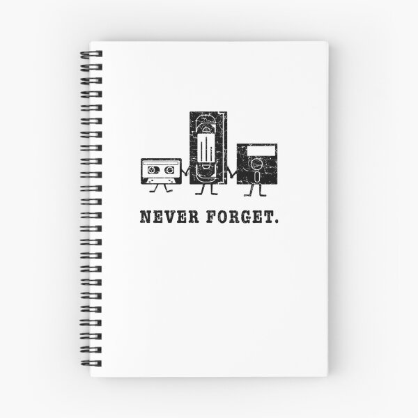 Item preview, Never Forget floppy desk cassette disquette designed and sold by WeeTee.