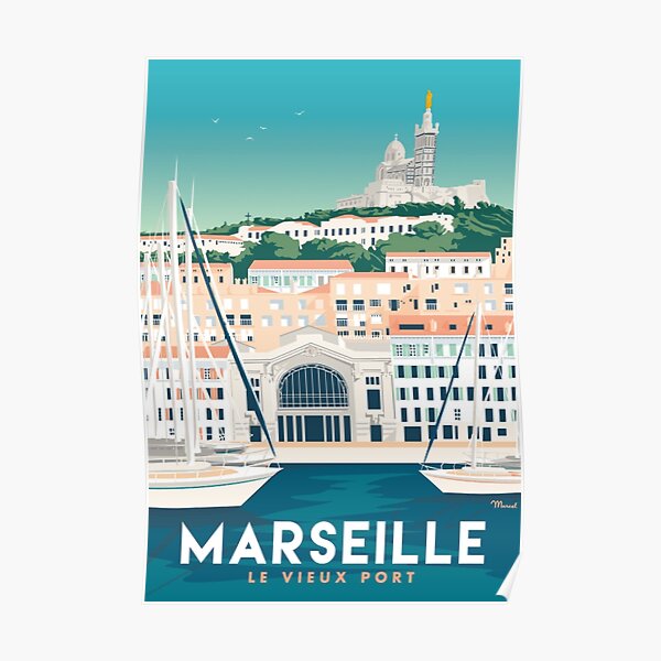 Vintage poster Marseille Poster