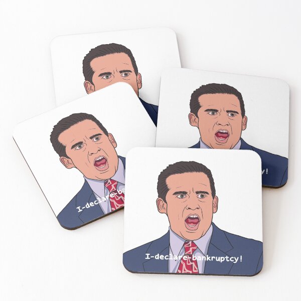 Item preview, Michael Scott - The US Office - “I declare bankruptcy” designed and sold by Sinead Ashcroft.