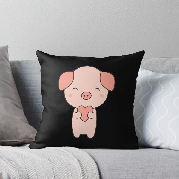Item preview, Pig With Kawaii Cute Heart designed and sold by ZEDSOU ⭐⭐⭐⭐⭐.