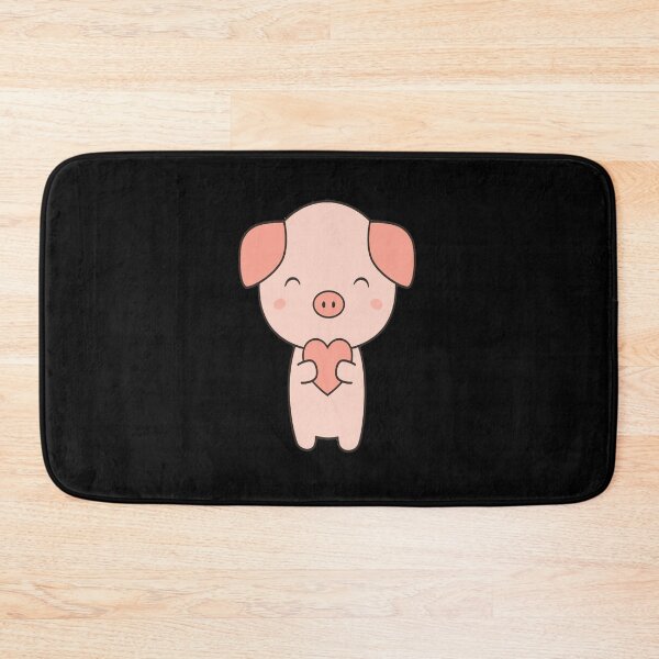 Item preview, Pig With Kawaii Cute Heart designed and sold by ZEDSOU ⭐⭐⭐⭐⭐.