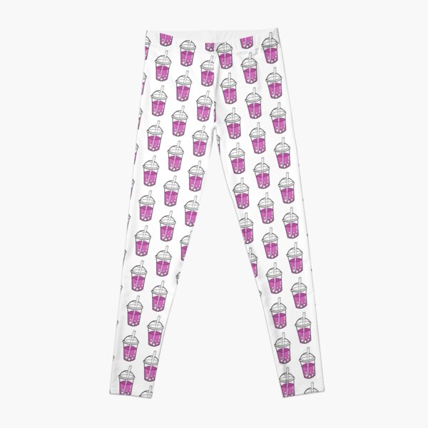 Kawaii Bubble Tea Pajama Pants for Women. Cute Boba Sleep Pants