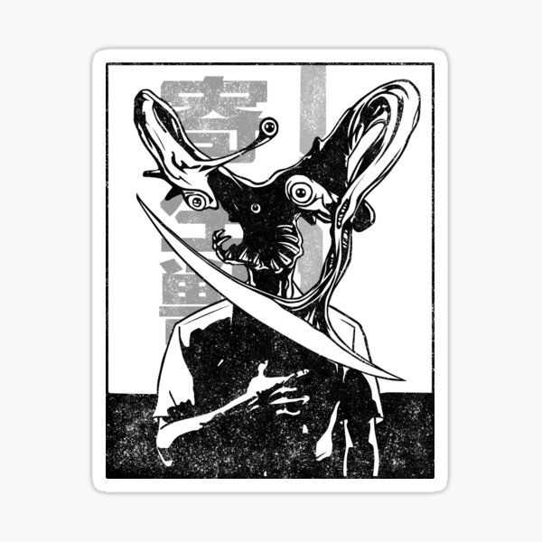 Parasyte Manga Style Sticker
