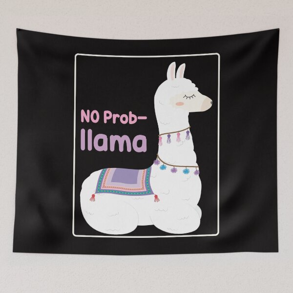 Item preview, No problem llama alpaca designed and sold by Imutobi.