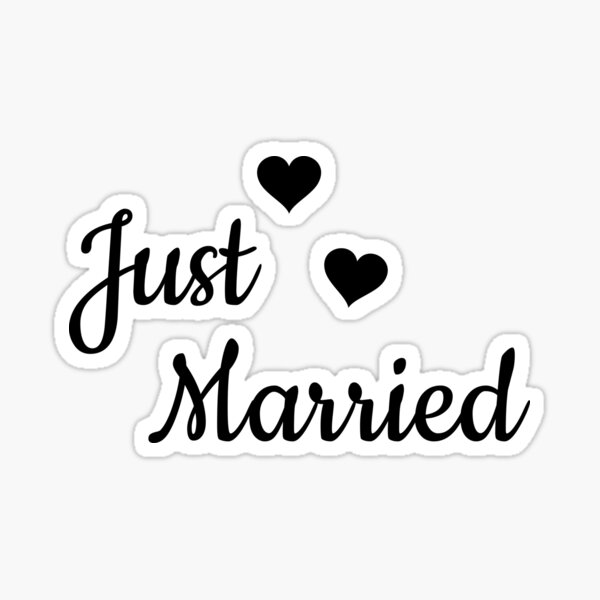 Item preview, Just Married designed and sold by RotemButzian.