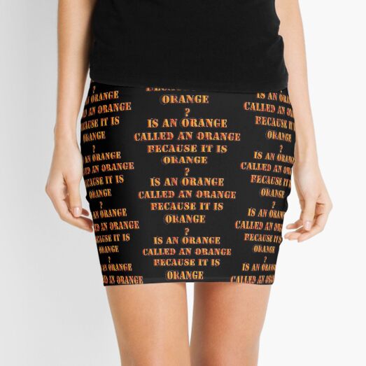 Oranges random question Mini Skirt