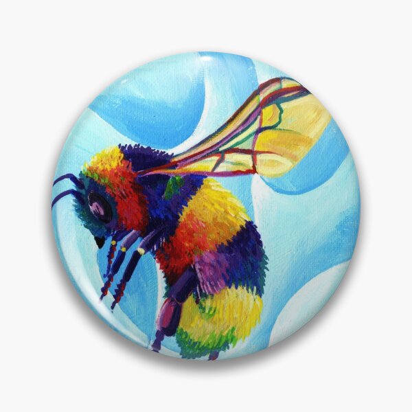 Item preview, Rainbow Bumblebee designed and sold by Tiffany Budd.