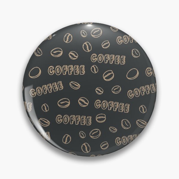 Item preview, Coffee beans on dark background pattern design designed and sold by coffeeapparel.