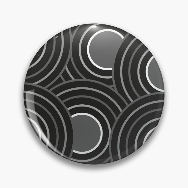 Artikelvorschau, Schwarze Kreise mit grau medium entworfen und verkauft von colorofmagic.