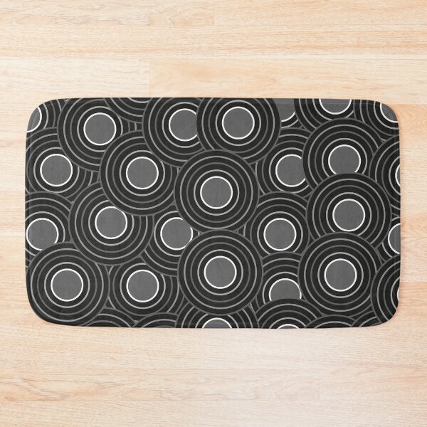 Item preview, Black circles with gray medium designed and sold by colorofmagic.