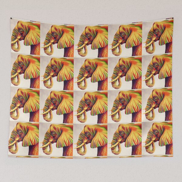 Item preview, Rainbow Elephant designed and sold by Tiffany Budd.