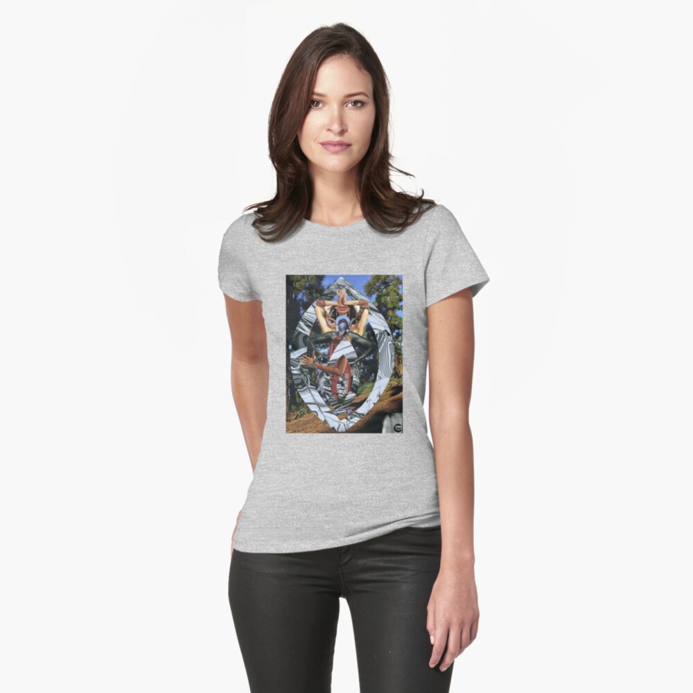 Aperçu de l'œuvre T-shirt moulant créée et vendue par atelierdeceza.