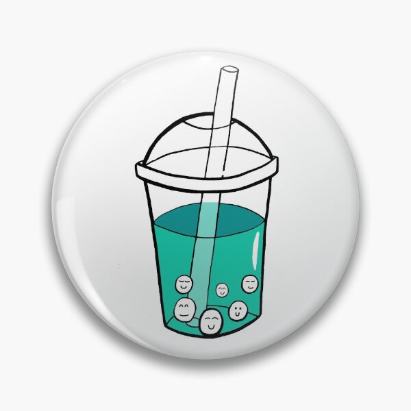 Item preview, Bubble Tea Turquoise | Boba Tea  | Bubble Tea Gift | Tapioca Balls | Cute Boba Tea designed and sold by lozo828.