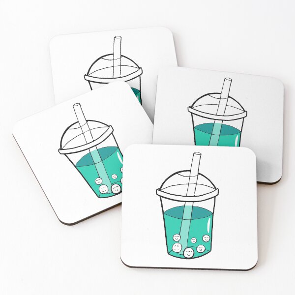 Item preview, Bubble Tea Turquoise | Boba Tea  | Bubble Tea Gift | Tapioca Balls | Cute Boba Tea designed and sold by lozo828.