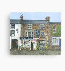 Reeth Gift Shop, Swaledale Metal Print