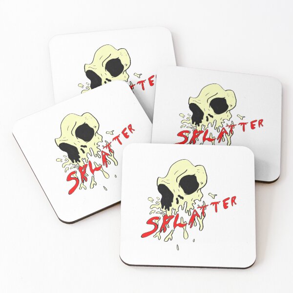 Item preview, Splatter skull designed and sold by sonicdeath91.