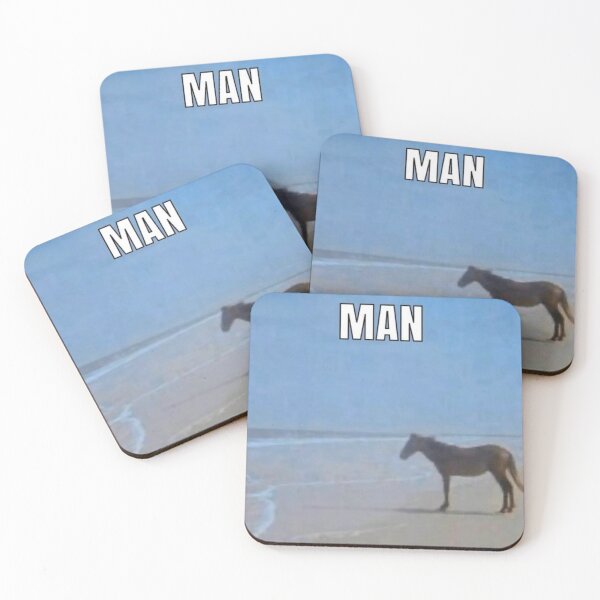 Item preview, Horse looking out to sea meme designed and sold by CarterBDesigns.