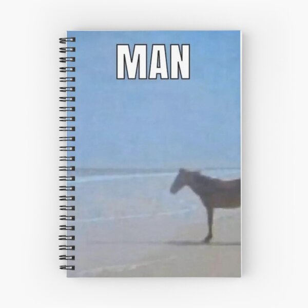 Item preview, Horse looking out to sea meme designed and sold by CarterBDesigns.